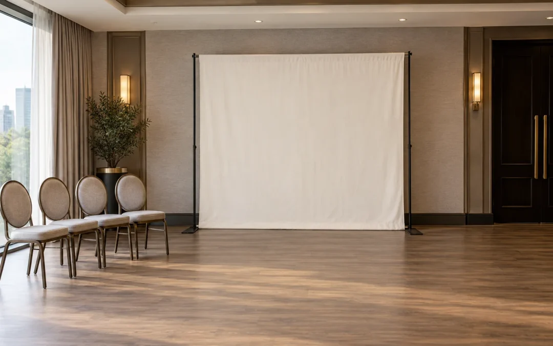 How to Choose the Right Photo Booth Backdrop Size for Your Venue